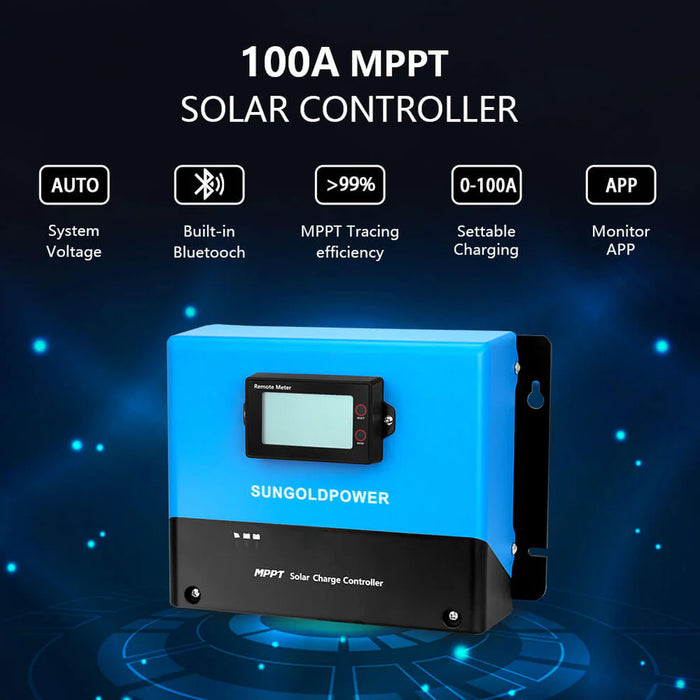 SunGoldPower Off-Grid Solar Kit 12000W 48VDC 120V/240V LifePo4 20.48KWH Lithium Battery 12 X 415 Watts Solar Panels SGR- 12K20E - Watt Warehouse