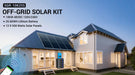 SunGoldPower Off-Grid Solar Kit 12 X 550W Solar Panels 25.6KWH Lithium Battery 10KW Solar Inverter 48VDC 120V/240V SGR-10K25S - Watt Warehouse