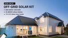 SunGoldPower Off-Grid Solar Kit 12 X 415W Solar Panels 4 X 5.12KWH Lithium Batteries 8000W Solar Inverter 48VDC 120V/240V SGM-8K20 - Watt Warehouse