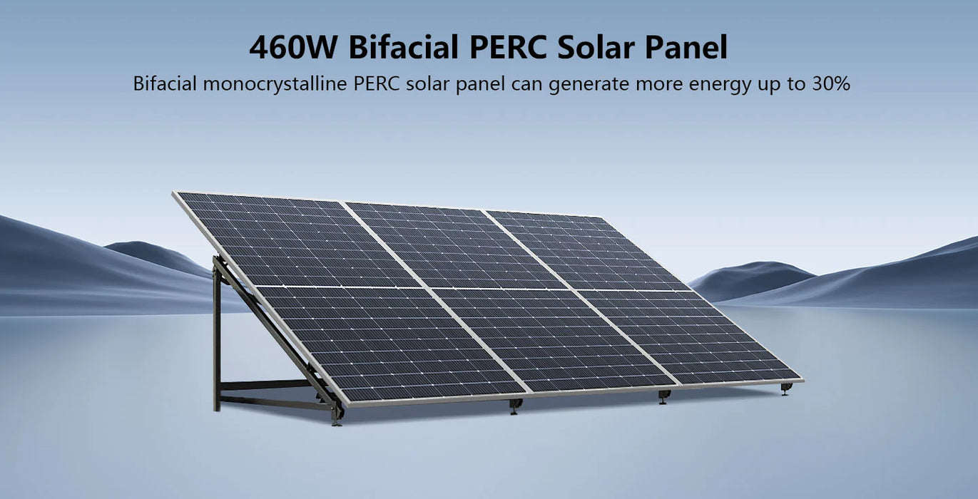 SunGoldPower 460W Bifacial Perc Solar Panel Full Pallet (32 PANELS) - Watt Warehouse